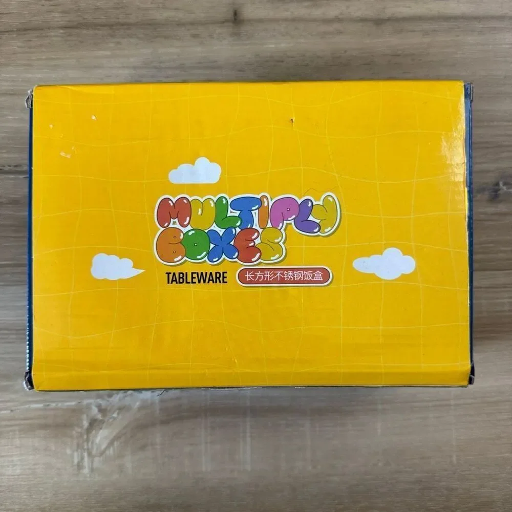 New Sanrio Kuromi Two Layer Bento Style Lunch Box Japanese Cute Kawaii Anime